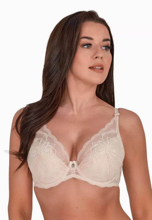 Vika push-up bh- Ljus naturbeige